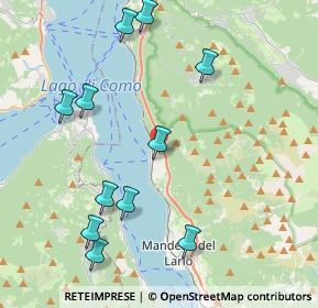 Mappa Via Ciserino, 23827 Lierna LC, Italia (4.58636)