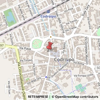 Mappa Piazza Giuseppe Garibaldi, 104, 33033 Codroipo, Udine (Friuli-Venezia Giulia)