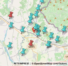 Mappa Via Molin Nuovo, 34071 Cormons GO, Italia (4.0105)
