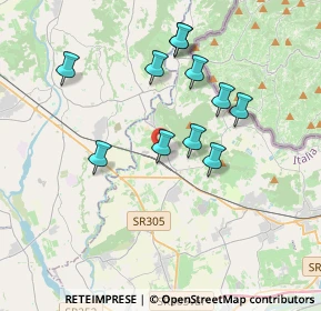 Mappa Via Molin Nuovo, 34071 Cormons GO, Italia (3.31909)
