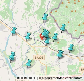 Mappa Via Molin Nuovo, 34071 Cormons GO, Italia (3.87643)