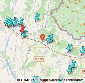 Mappa Via Molin Nuovo, 34071 Cormons GO, Italia (5.9685)
