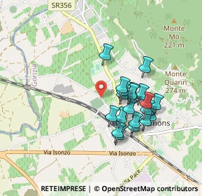 Mappa Via Molin Nuovo, 34071 Cormons GO, Italia (0.7425)