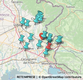 Mappa Via Molin Nuovo, 34071 Cormons GO, Italia (10.839)