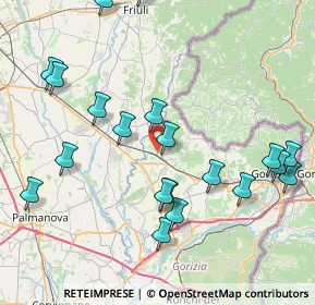 Mappa Via Molin Nuovo, 34071 Cormons GO, Italia (9.1585)