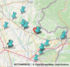 Mappa Via Molin Nuovo, 34071 Cormons GO, Italia (8.9215)