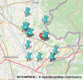Mappa Via Molin Nuovo, 34071 Cormons GO, Italia (6.13882)