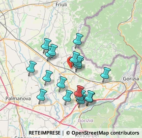 Mappa Via Molin Nuovo, 34071 Cormons GO, Italia (6.28222)