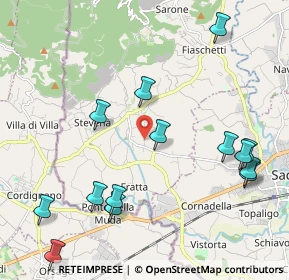 Mappa Via Corner, 33070 Caneva PN, Italia (2.44071)