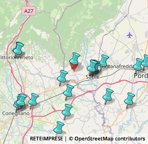 Mappa Via Corner, 33070 Caneva PN, Italia (9.283)