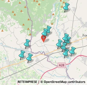 Mappa Via Corner, 33070 Caneva PN, Italia (3.80667)