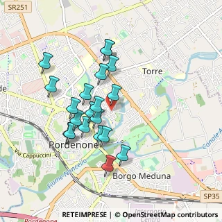 Mappa Via Madonna Pellegrina, 33170 Pordenone PN, Italia (0.8095)