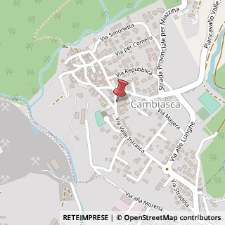 Mappa Via Valle Intrasca, 36, 28814 Cambiasca, Verbano-Cusio-Ossola (Piemonte)