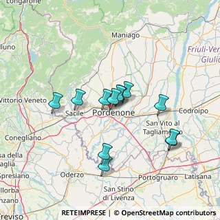 Mappa Via Rotate, 33170 Pordenone PN, Italia (11.46417)