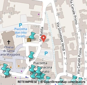 Mappa Piazza Guglielmo Marconi, 33033 Codroipo UD, Italia (0.127)