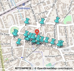 Mappa Piazza Guglielmo Marconi, 33033 Codroipo UD, Italia (0.1965)