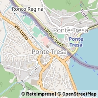 Mapa Lavena Ponte Tresa