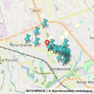 Mappa Via del Bersagliere, 33170 Pordenone PN, Italia (0.7365)