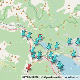 Mappa Via Bracchio, 28802 Mergozzo VB, Italia (5.019)