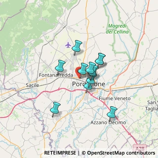 Mappa Via Giovanni da Udine, 33170 Pordenone PN, Italia (4.465)