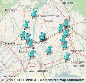 Mappa Via Capoluogo, 33033 Codroipo UD, Italia (12.53529)