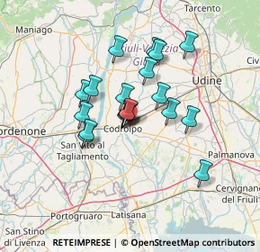 Mappa Via Capoluogo, 33033 Codroipo UD, Italia (10.39579)