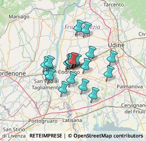 Mappa Via Capoluogo, 33033 Codroipo UD, Italia (8.8115)