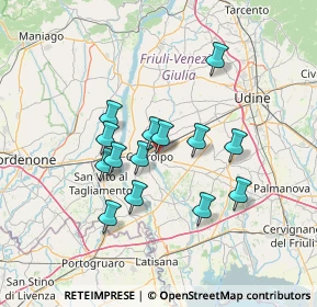 Mappa Via Capoluogo, 33033 Codroipo UD, Italia (11.43429)