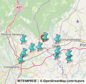 Mappa Via Civitella, 33070 Caneva PN, Italia (7.23091)