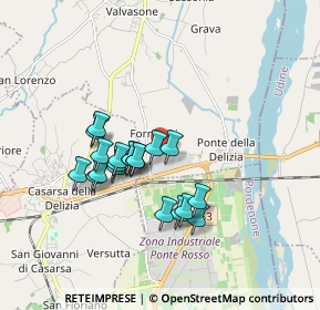 Mappa Via delle Industrie, 33098 Valvasone PN, Italia (1.419)