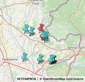 Mappa Via Savaian, 34071 Cormons GO, Italia (6.59647)