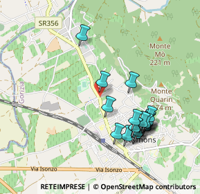 Mappa Via Savaian, 34071 Cormons GO, Italia (0.949)