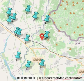 Mappa Via Savaian, 34071 Cormons GO, Italia (4.88846)