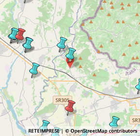 Mappa Via Savaian, 34071 Cormons GO, Italia (6.962)