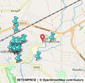 Mappa Via Capoluogo, 33033 Codroipo UD, Italia (1.276)