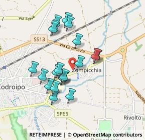 Mappa Via Capoluogo, 33033 Codroipo UD, Italia (0.7845)