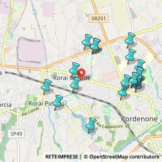 Mappa Via Gerolamo Rorario, 33170 Pordenone PN, Italia (1.111)