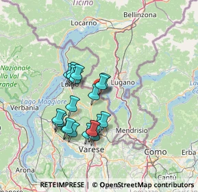 Mappa Via Zoni, 21037 Lavena Ponte Tresa VA, Italia (11.7405)