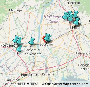 Mappa Via degli Aceri, 33033 Codroipo UD, Italia (17.26118)
