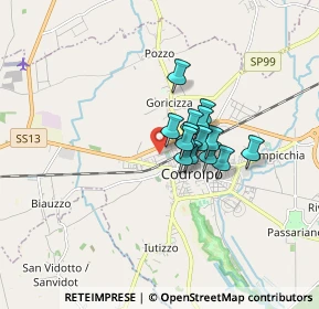 Mappa Via degli Aceri, 33033 Codroipo UD, Italia (0.97571)