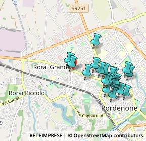 Mappa Viale Michelangelo Grigoletti, 33070 Pordenone PN, Italia (0.9035)