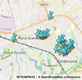 Mappa Viale Michelangelo Grigoletti, 33070 Pordenone PN, Italia (0.9185)