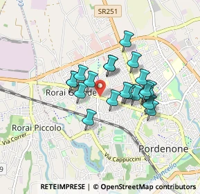 Mappa Viale Michelangelo Grigoletti, 33070 Pordenone PN, Italia (0.637)