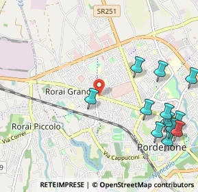 Mappa Viale Michelangelo Grigoletti, 33070 Pordenone PN, Italia (1.32)