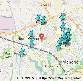 Mappa Viale Michelangelo Grigoletti, 33070 Pordenone PN, Italia (0.9625)