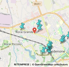 Mappa Viale Michelangelo Grigoletti, 33070 Pordenone PN, Italia (1.14909)