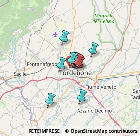 Mappa Viale Michelangelo Grigoletti, 33070 Pordenone PN, Italia (3.16833)