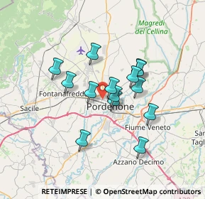 Mappa Viale Michelangelo Grigoletti, 33070 Pordenone PN, Italia (5.23714)