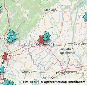 Mappa Viale Michelangelo Grigoletti, 33070 Pordenone PN, Italia (28.008)