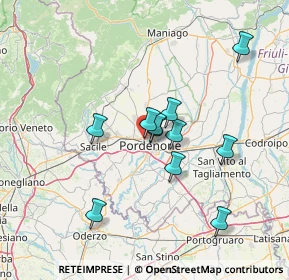 Mappa Viale Michelangelo Grigoletti, 33070 Pordenone PN, Italia (11.54091)